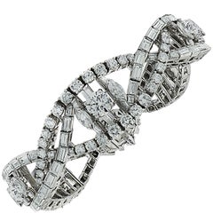 Circa 1970s Oscar Heyman 18 Carat Diamond Bracelet
