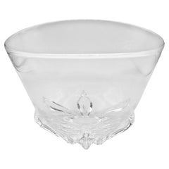 Circa 1970s Steuben Glass Vase or Bowl Designed by Donald Pollard