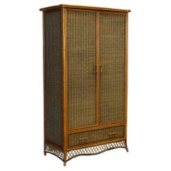 CIRCA 1970
S WOVEN WICKER ARMOIRE WARDROBE WiTH ONE DRAWER (2/2) CIRCA 1970
S WOVEN WICKER ARMOIRE WARDROBE WiTH ONE DRAWER (2/2)