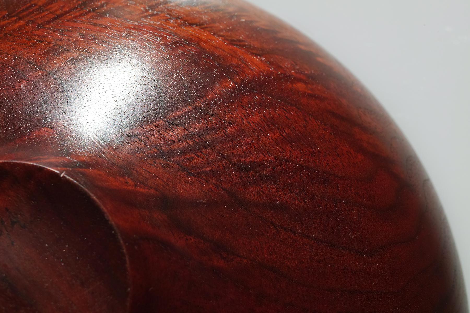 Circa 1974 Signed Handcrafted Turned Wood Bowl 3