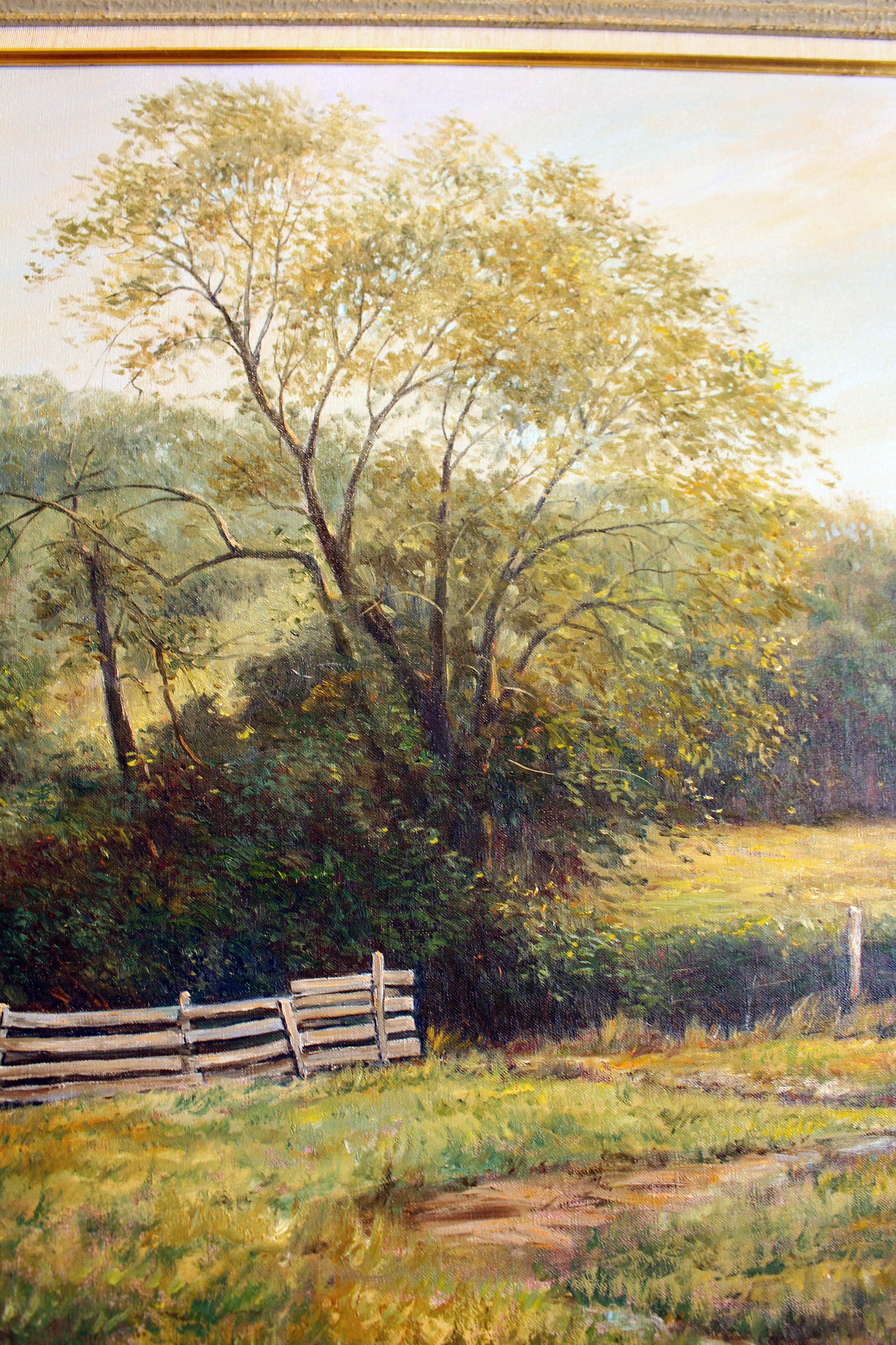 Late 20th Century Circa 1980 Oil on Canvas 