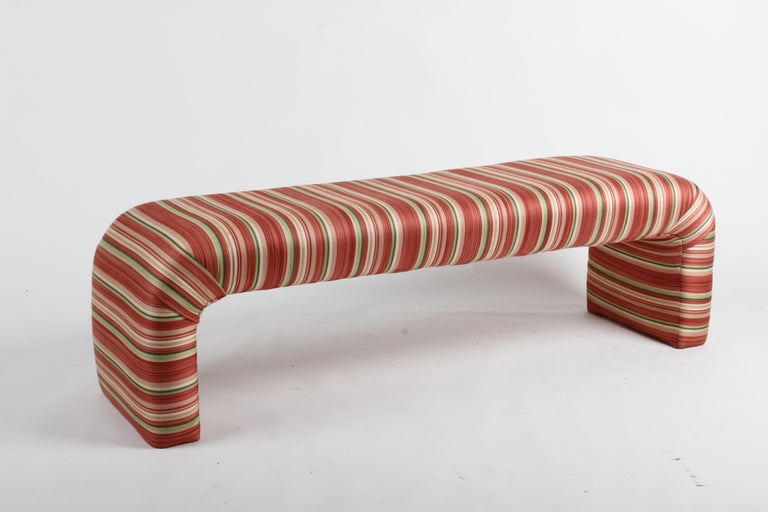 American Circa 1980s Waterfall Bench by Steve Chase For Sale