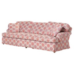 CIRCA 1980er Jahre Custom gepolstert drei Sitz Sofa in der Art von Donghia