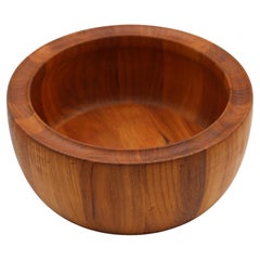 Vintage Circa 1990 Staved Teak Salad Bowl