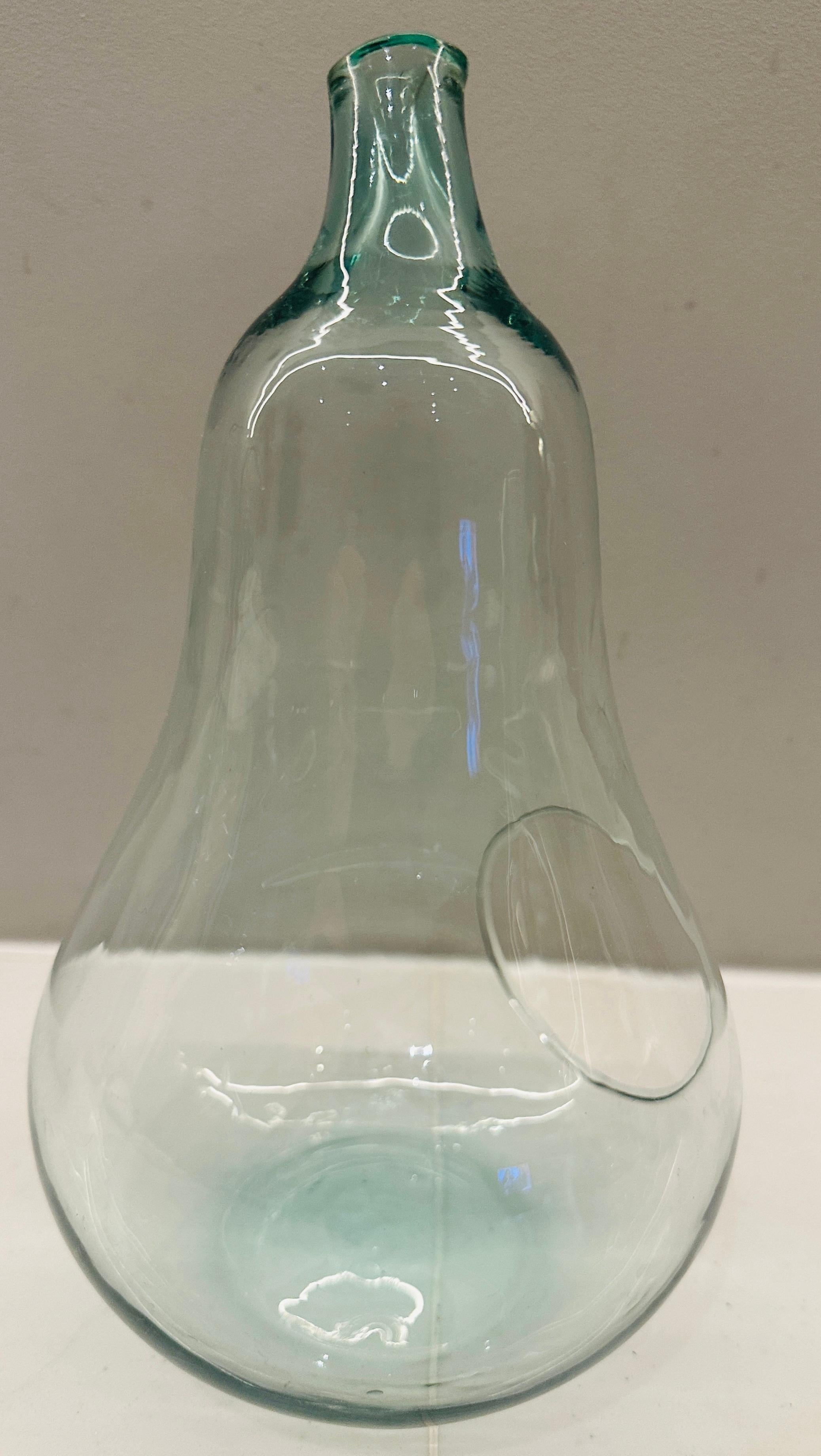 Circa 1990 English Pale Green Glass Garden 