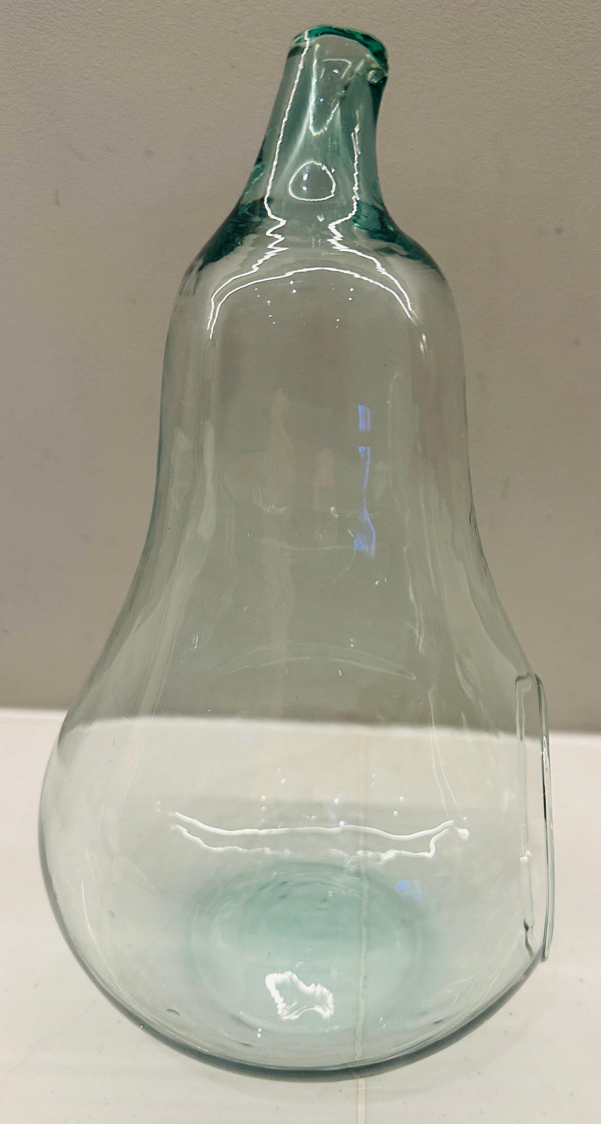 Circa 1990 English Pale Green Glass Garden 