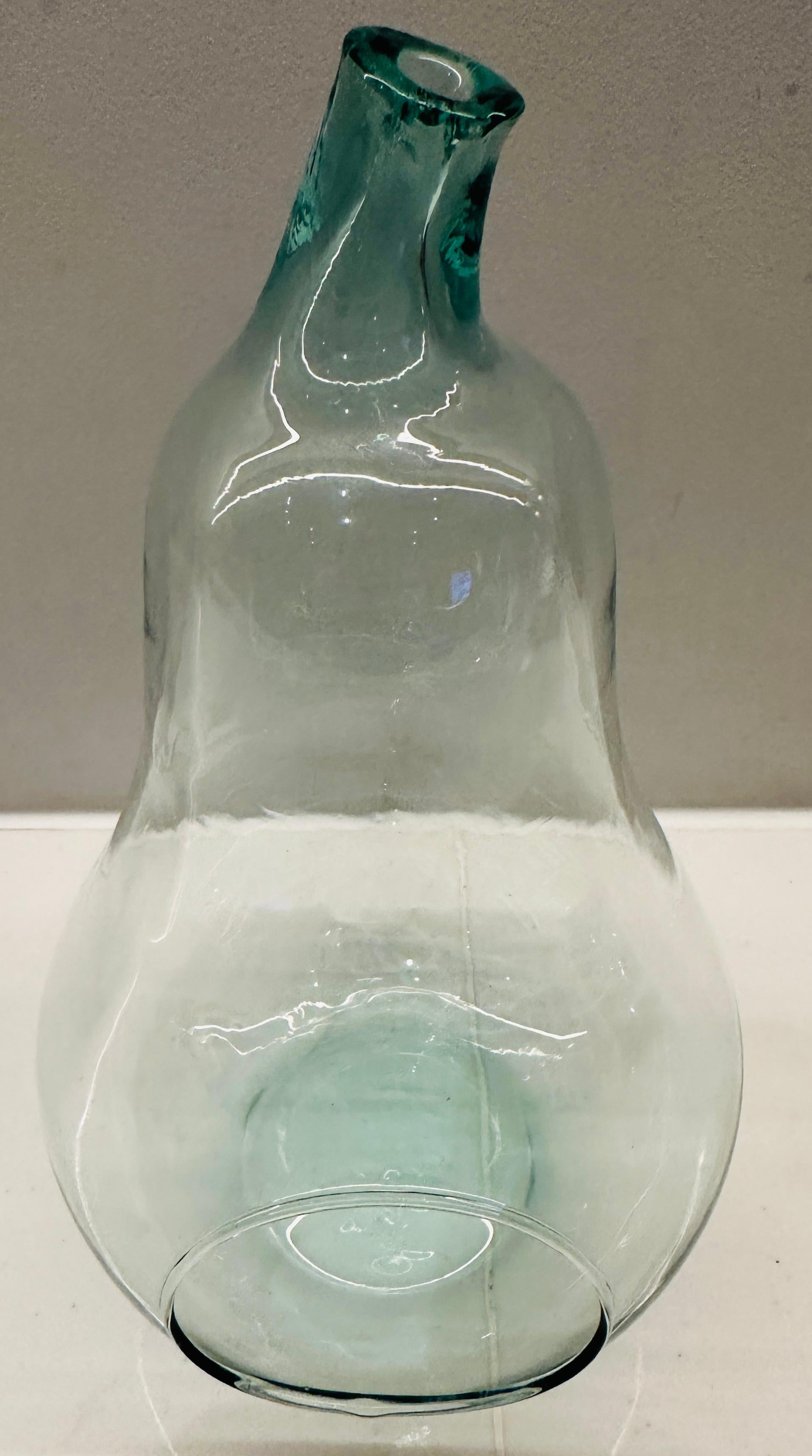 Circa 1990 English Pale Green Glass Garden 