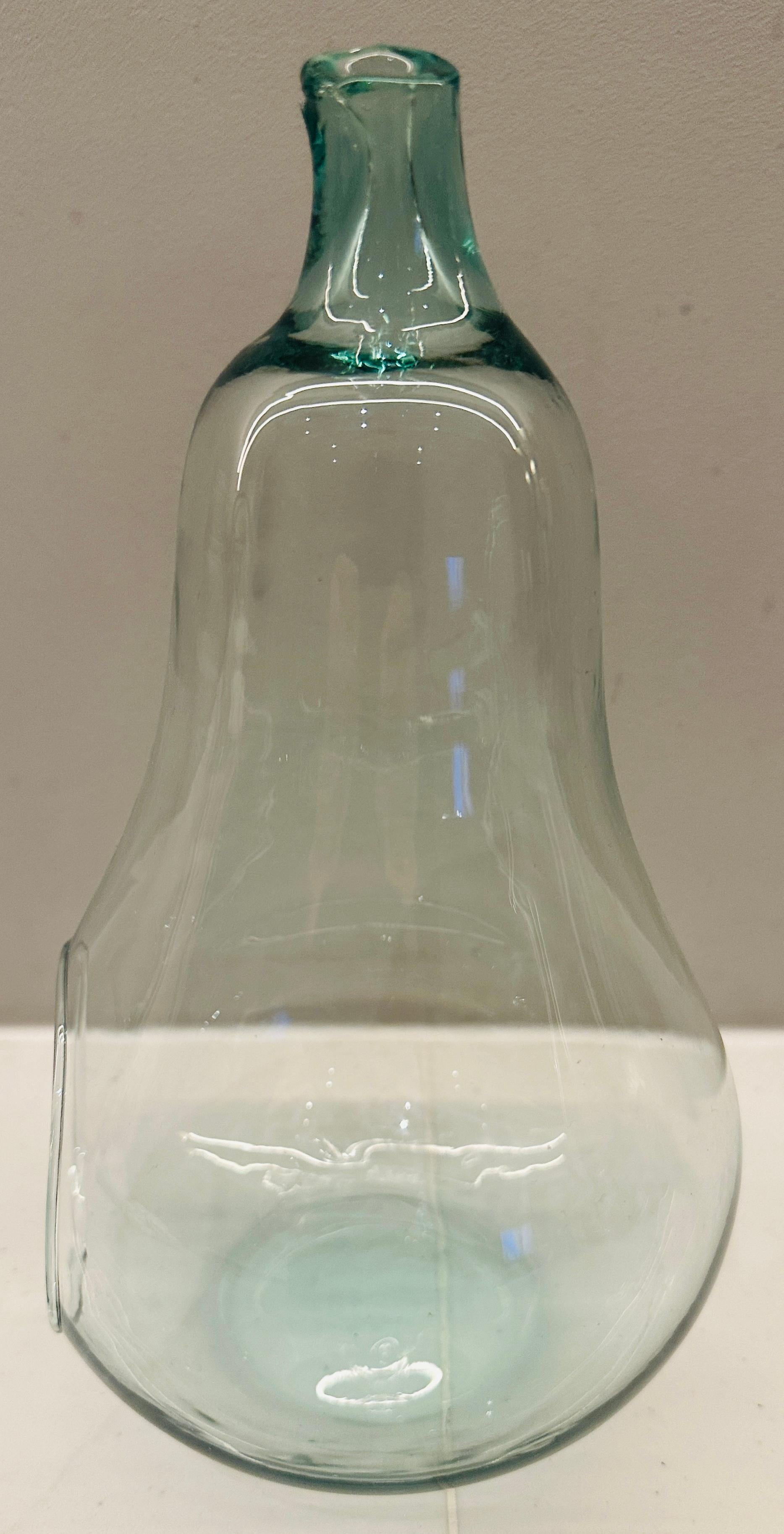Circa 1990 English Pale Green Glass Garden 