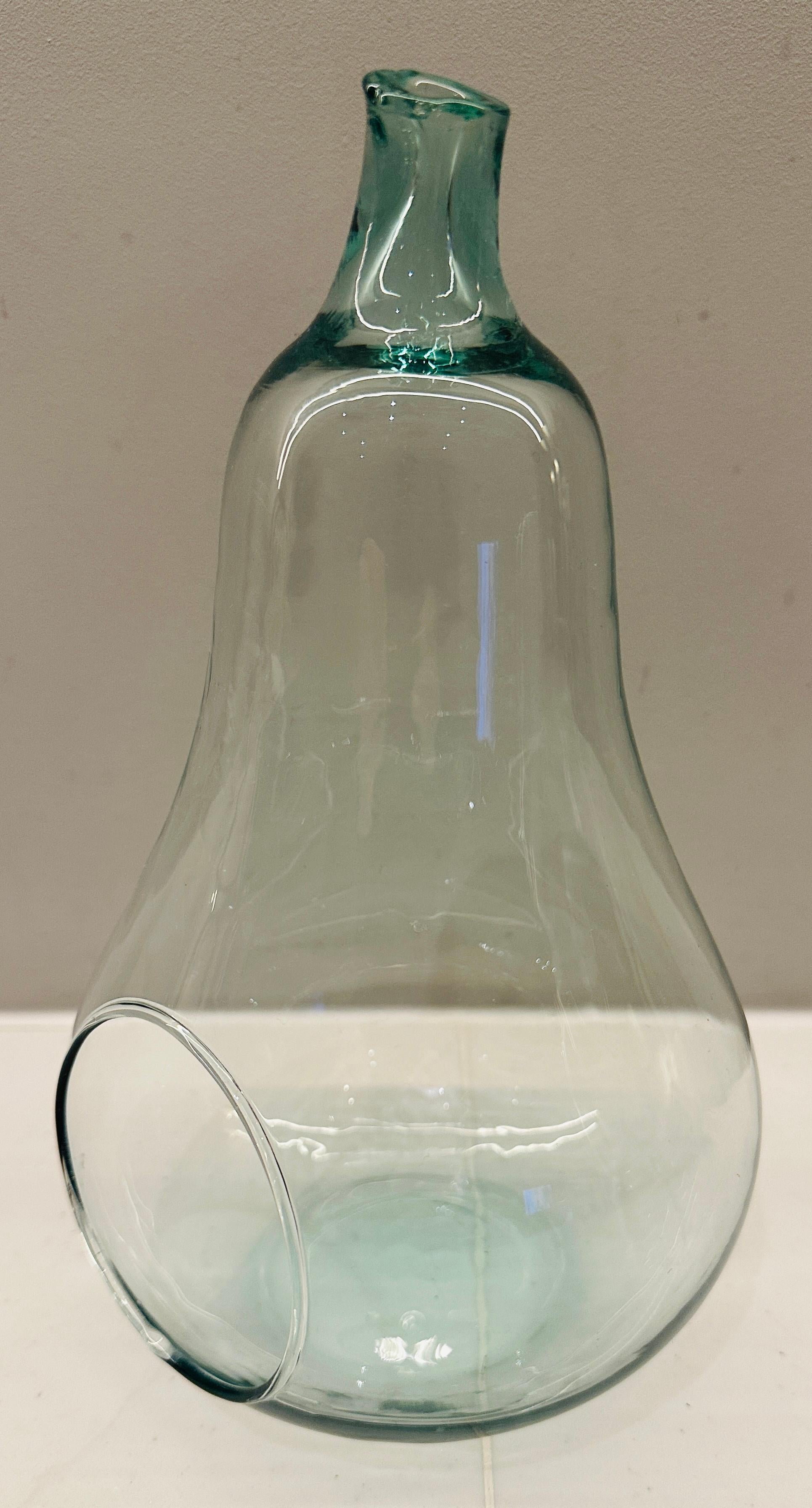 Circa 1990 English Pale Green Glass Garden 