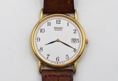 Reloj de pulsera de cuarzo Seiko para hombre de la década de 1990