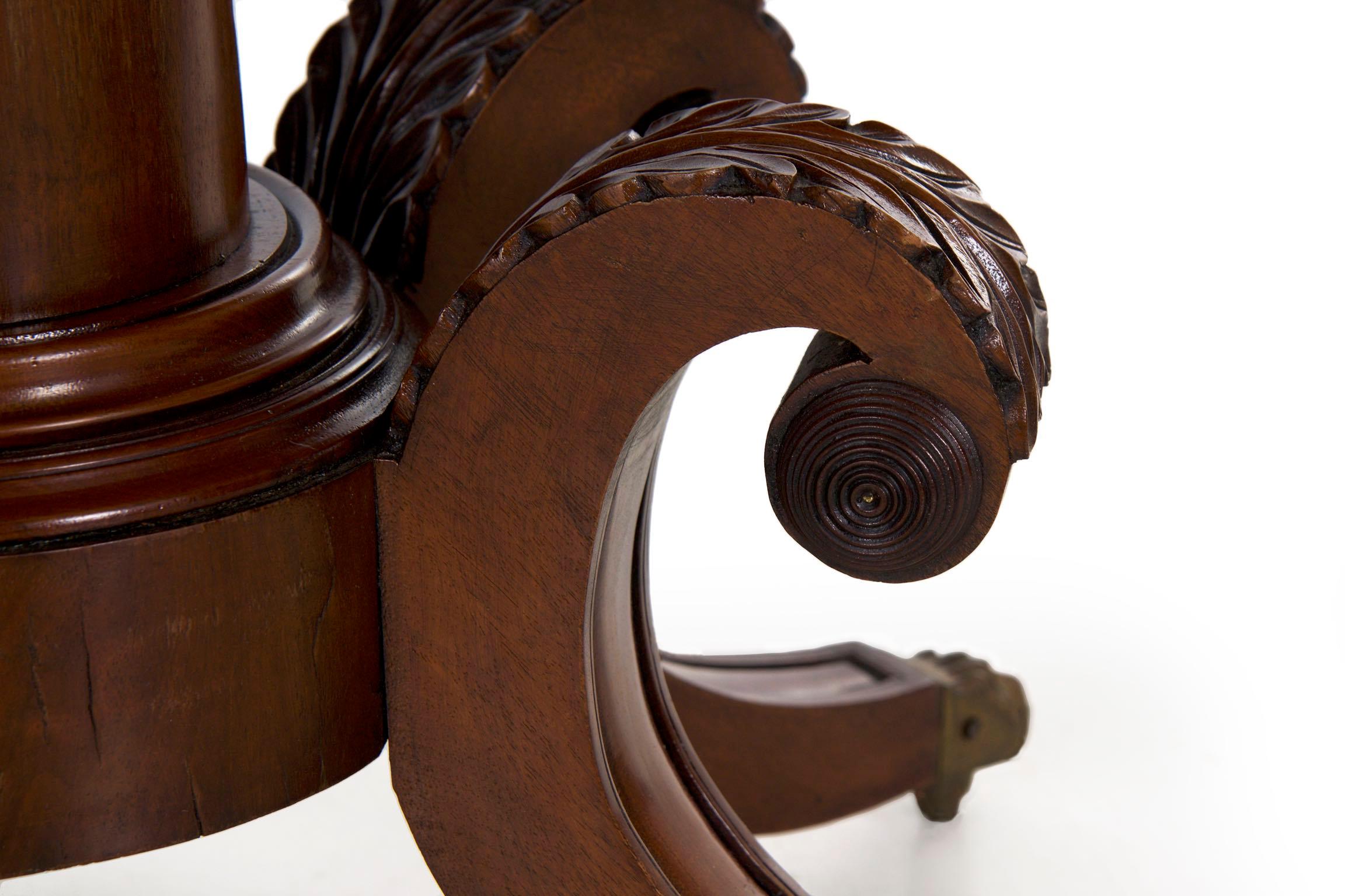 American Classical Antique Card Game Table, circa 19th Century 6