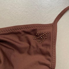 Circa 2000s Blumarine Brown Bikini