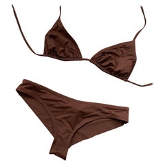 Circa 2000s Blumarine Brown Bikini