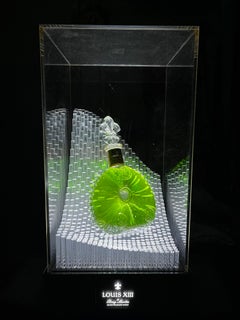 Circa 2000s Remy Martin Louis XIII Display Case and Bottle (Dummy)