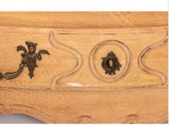 French Louis XVI Style Bleached Oak Commode