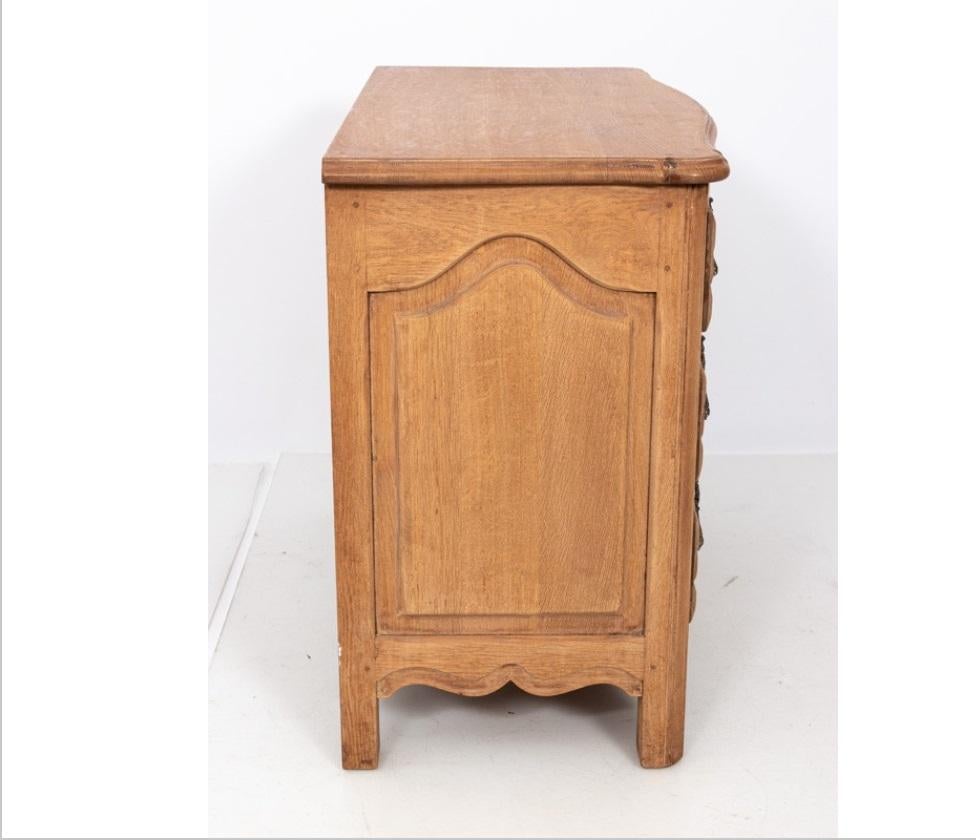 French Louis XVI Style Bleached Oak Commode For Sale 3