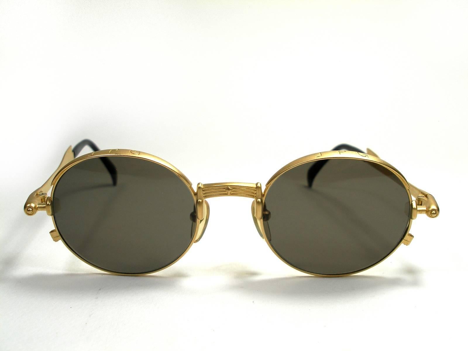Circa 90's Jean Paul Gaultier Model 56-4175 Vintage sunglasses Collector Piéce  4