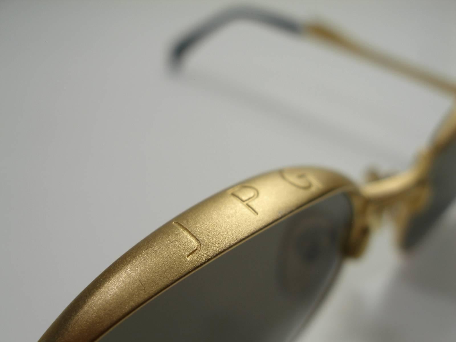 Circa 90's Jean Paul Gaultier Model 56-4175 Vintage sunglasses Collector Piéce  8