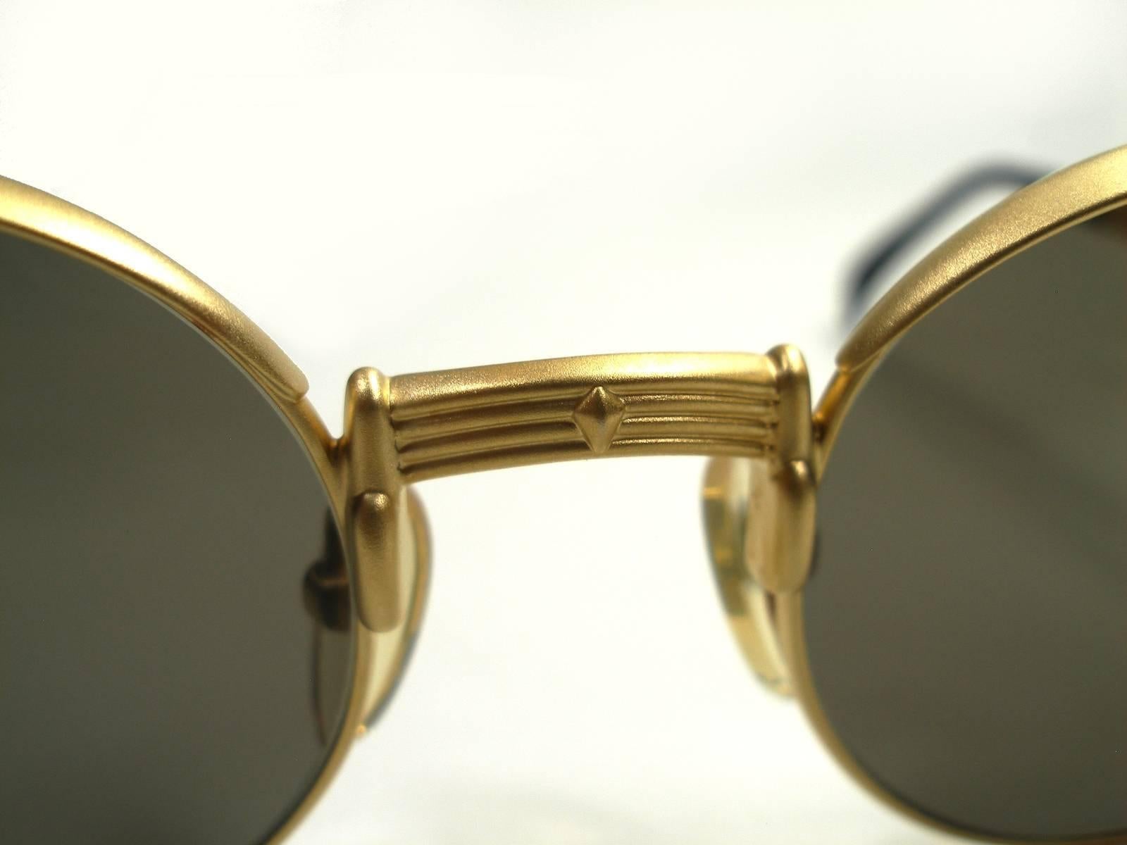 Circa 90's Jean Paul Gaultier Model 56-4175 Vintage sunglasses Collector Piéce  9