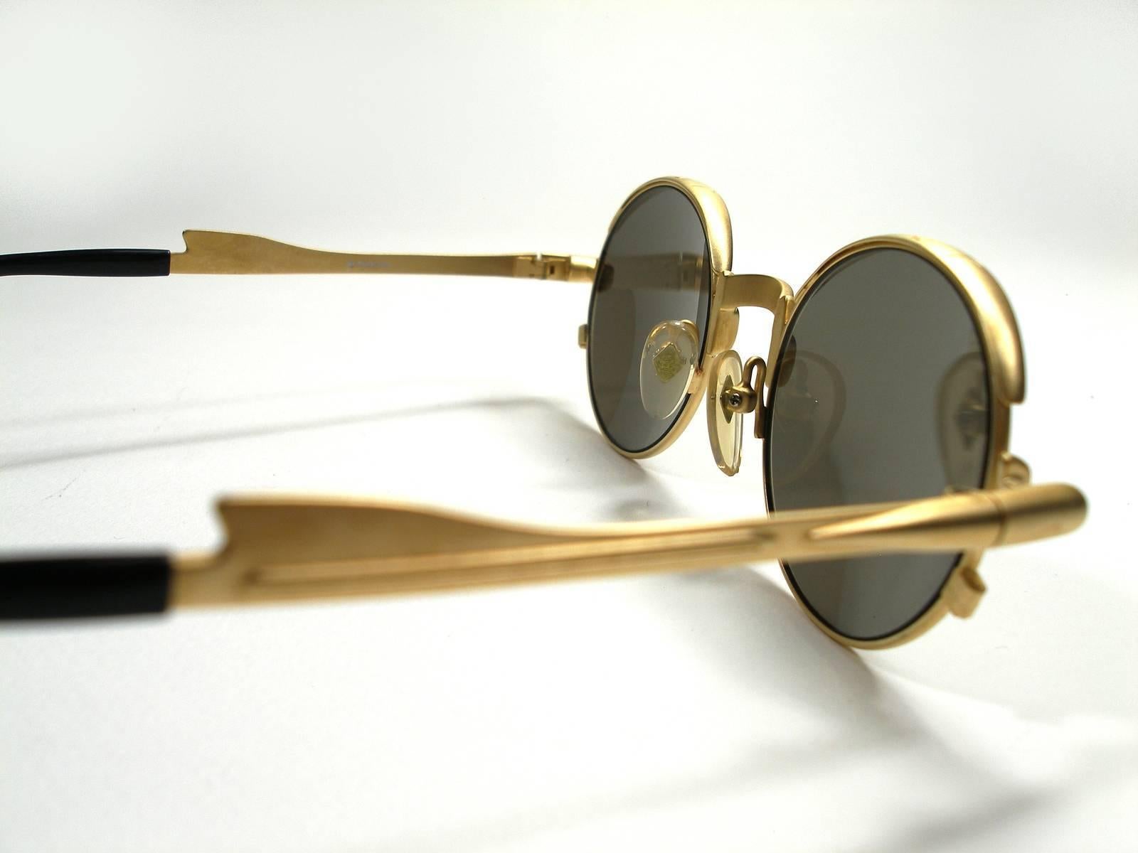 jean paul gaultier gold glasses