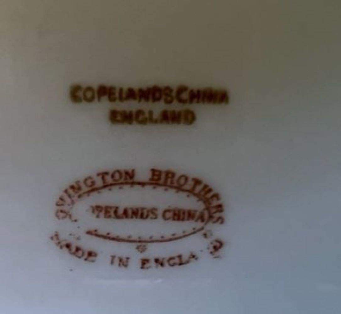 Circa Early 20th Century Copeland English Dinner Plates for Ovington Brothers-S 4