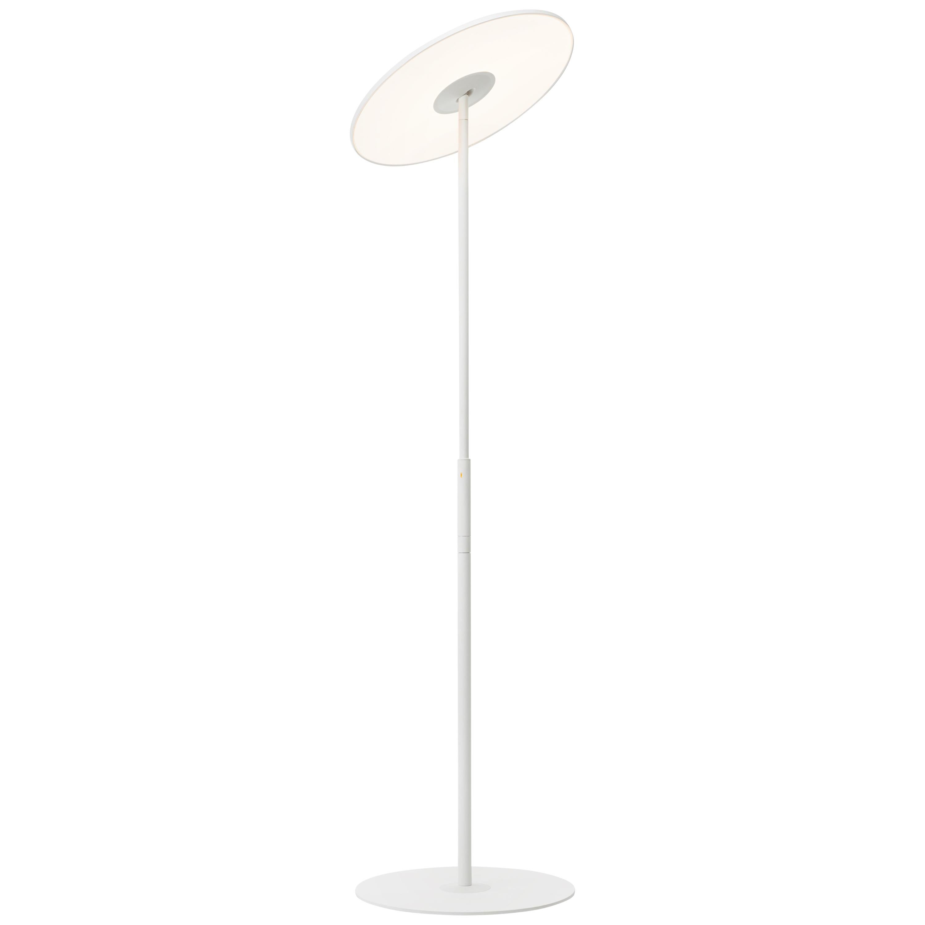 Circa Floor Lamp in White by Pablo Designs For Sale