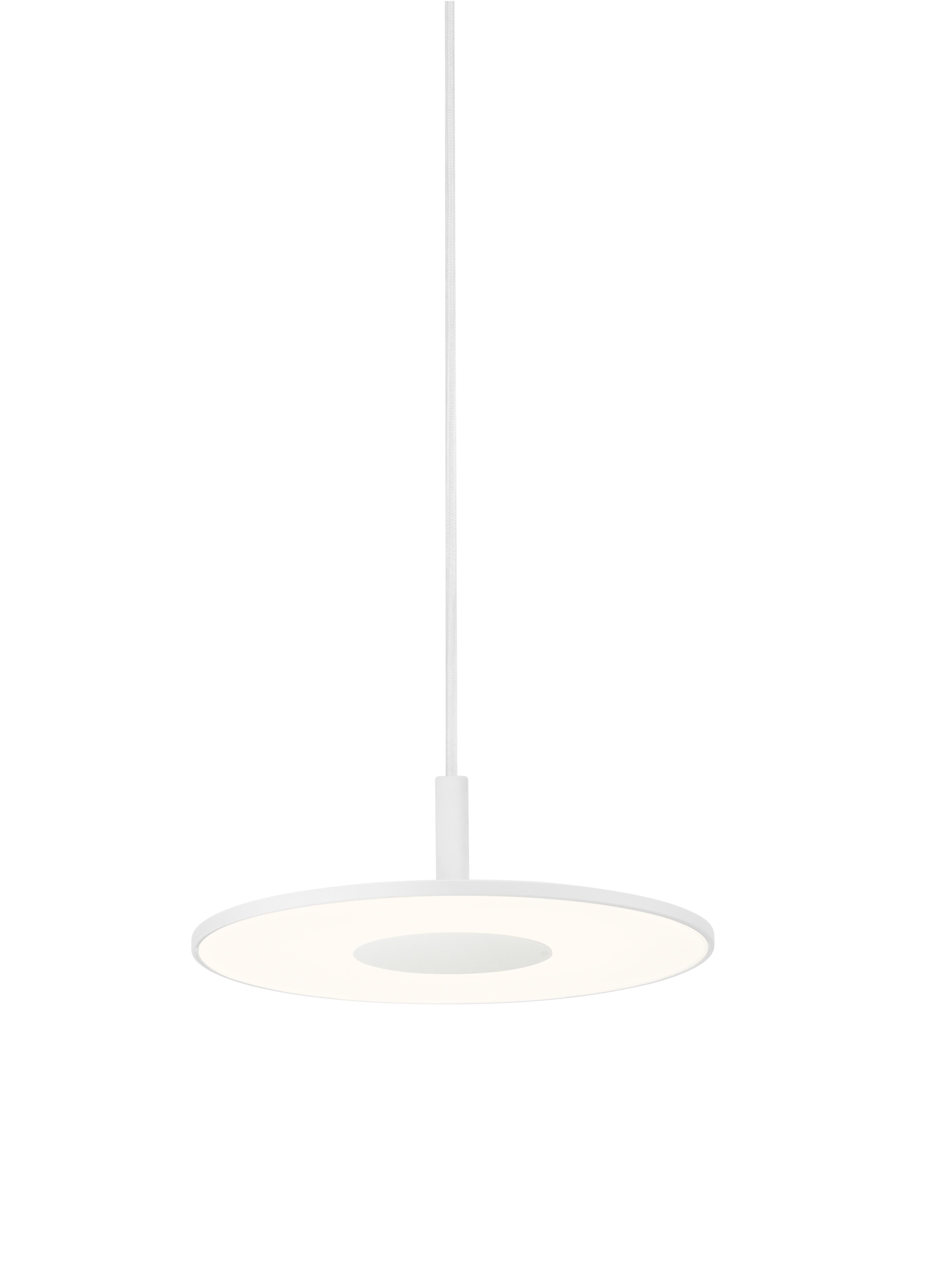 Modern Circa Pendant Light in White by Pablo Designs For Sale