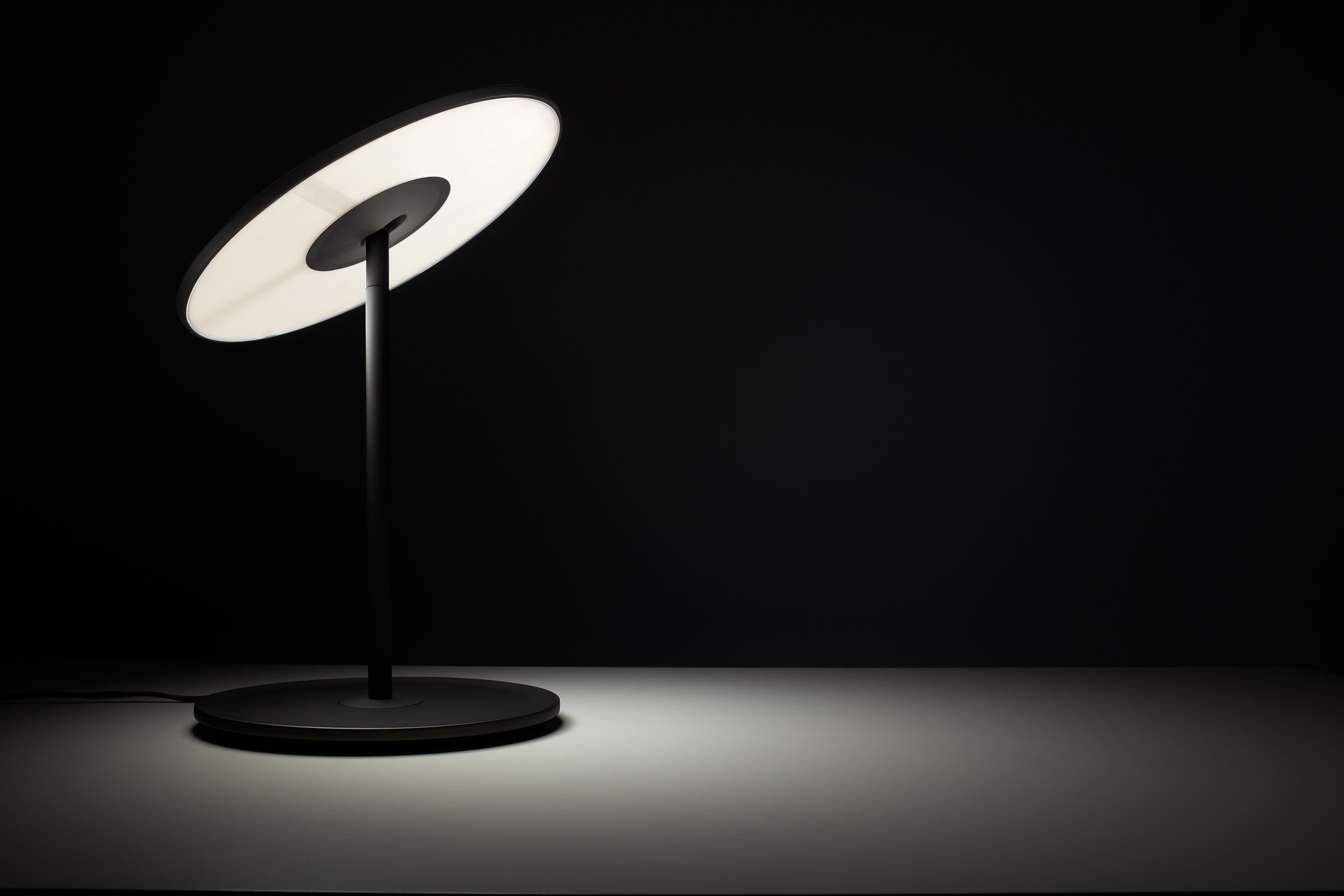 Circa Table Lamp in Graphite by Pablo Designs In New Condition For Sale In San Francisco, CA