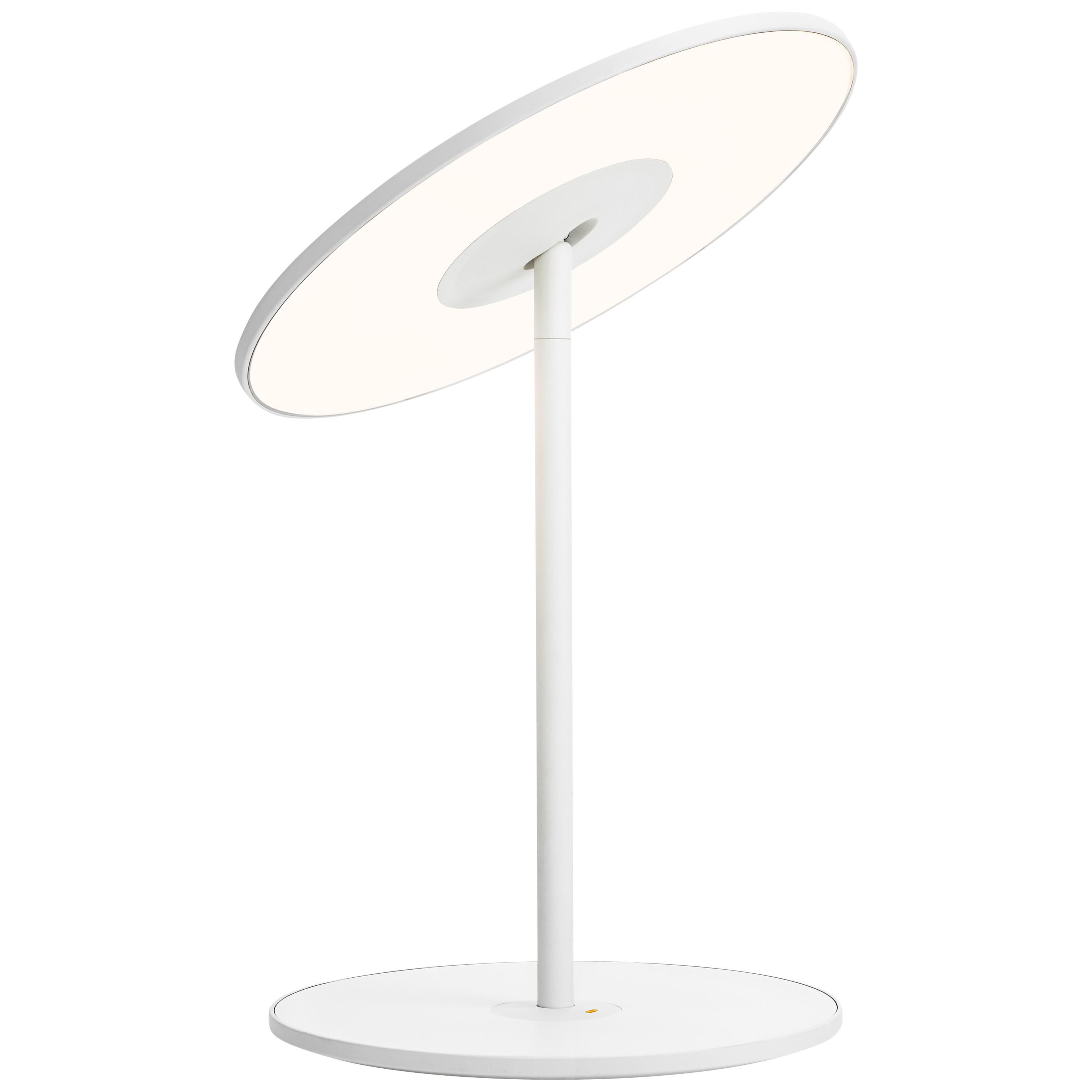 Circa Table Lamp in White by Pablo Designs For Sale