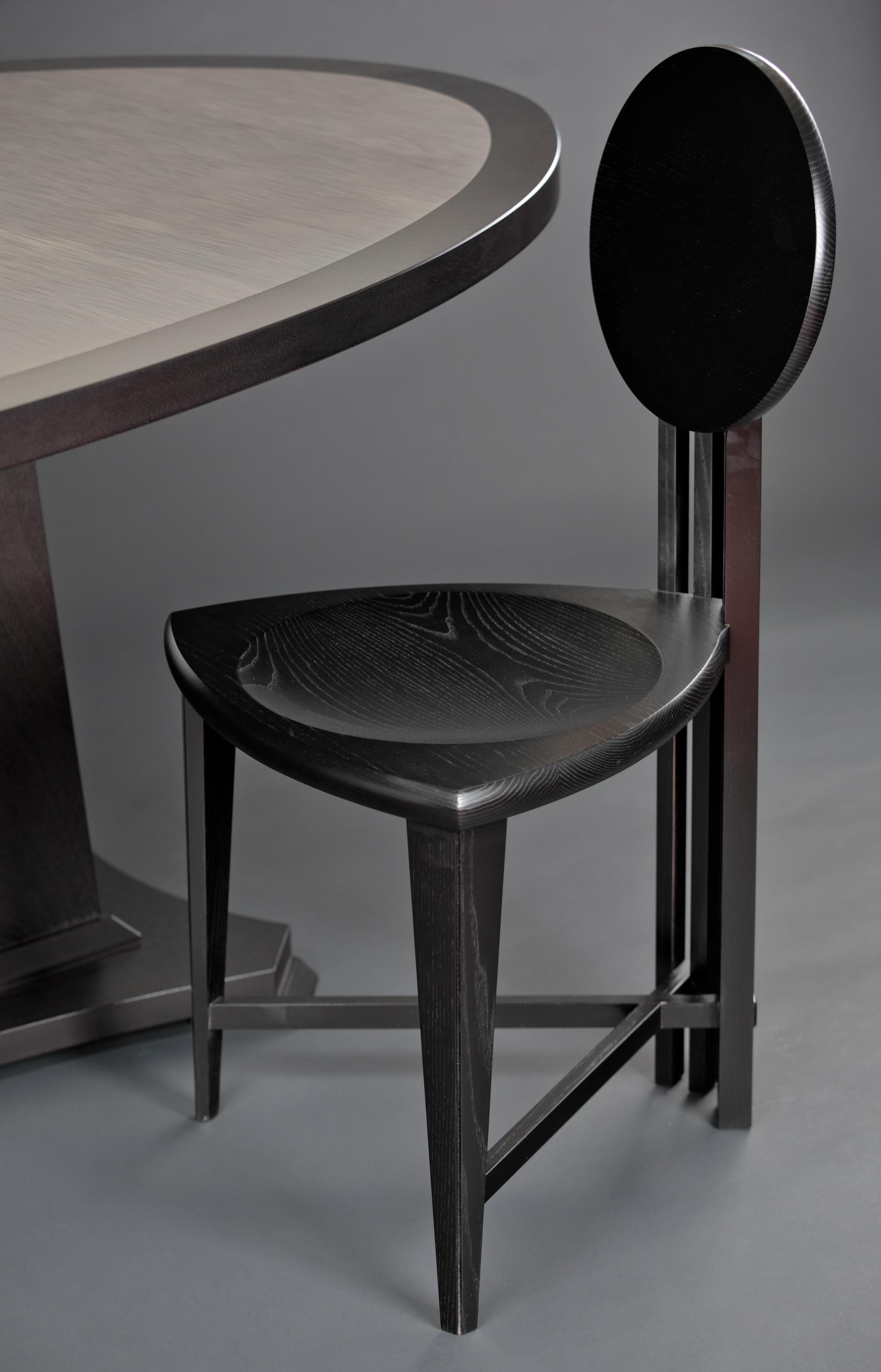 Circle-Back Chairs-In Stock:: Zeitgenössische Handmade Dining oder Schreibtischstuhl im Zustand „Neu“ in Cumberland, ME