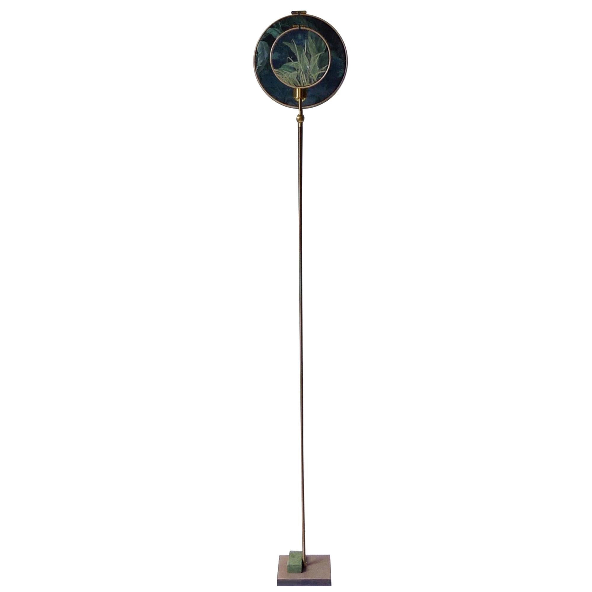 Circle Blue Grey, Floor Lamp, Sander Bottinga