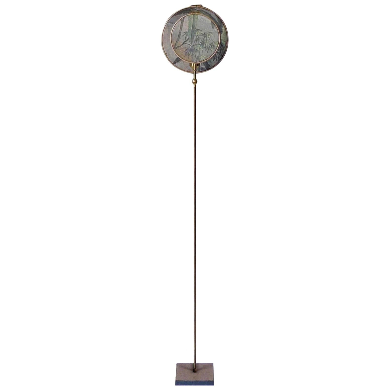 Circle Blue Grey, Floor Lamp, Sander Bottinga For Sale