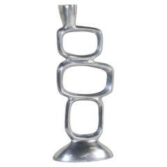 Circle Candlestick Attributed to Matthew Hilton, England, 1980s