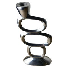 Kerzenleuchter „Circle“ von Matthew Hilton, Aluminium, 1980er Jahre