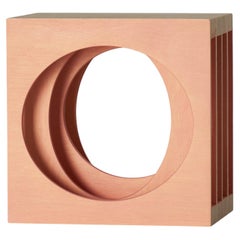 Circle Cube Serie 10 Wandskulptur aus Birkensperrholz von Kristine Engelbrecht