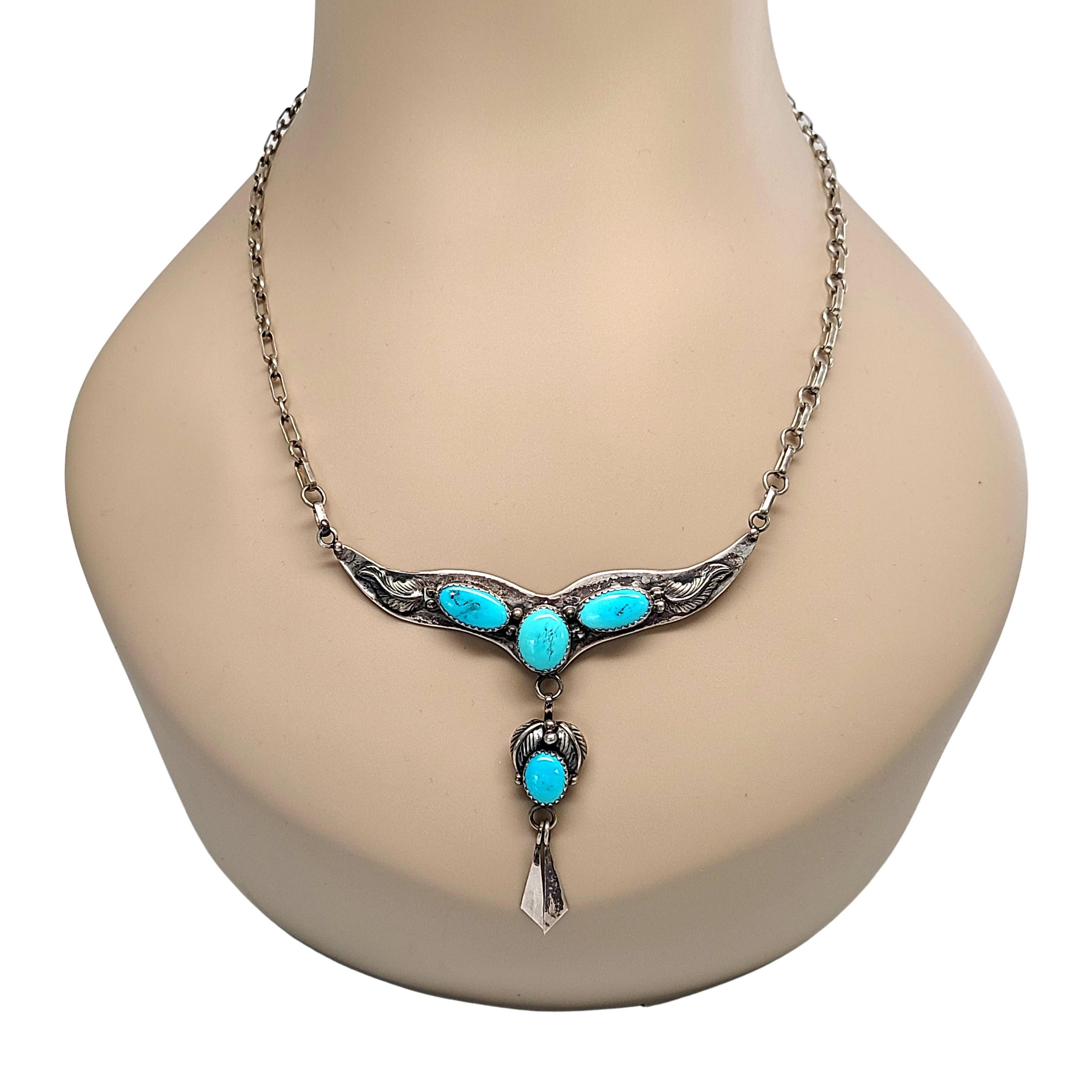 Women's Circle JW Jack Whittaker Sterling Silver Turquoise Necklace