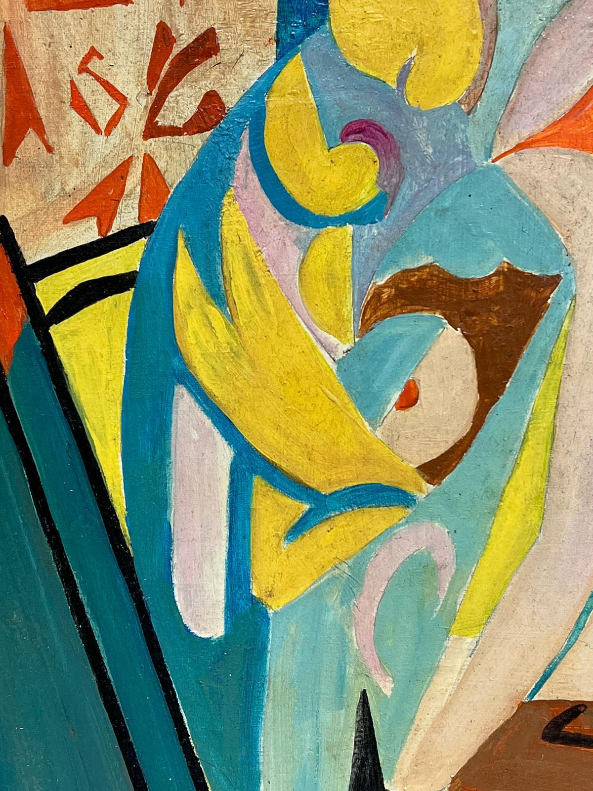 Nudo cubista
Scuola francese, anni '30 circa
cerchia di Andre Lhote (1885-1962)
firma degli orsi
olio su tela, incorniciato
incorniciato: 28 x 24,5 pollici
tela: 22 x 18 pollici
provenienza: collezione privata, Francia
condizioni: ottime e solide