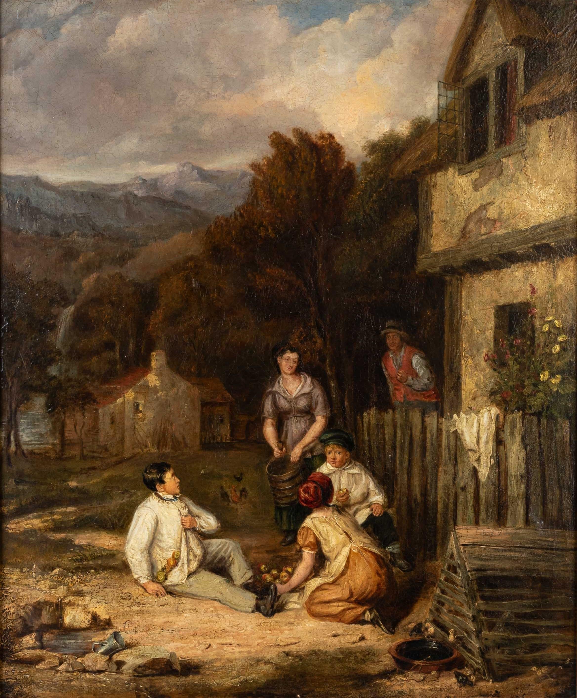 Edmund Bristow (1787-1876) war ein britischer Maler, der für seine Genreszenen, Tierbilder und Darstellungen des Landlebens bekannt war. Der im englischen Eton geborene Bristow verbrachte den größten Teil seines Lebens in und um Windsor, wo er sich