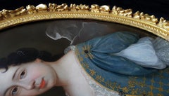 Portrait of a Lady, Fine Carved Period Frame