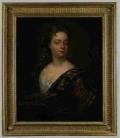 Portrait du 17e/18e siècle, Cercle Godfrey Kneller, épouse, Comte de  Westmorland