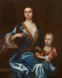 18th century English portrait mother and son - British Family Love