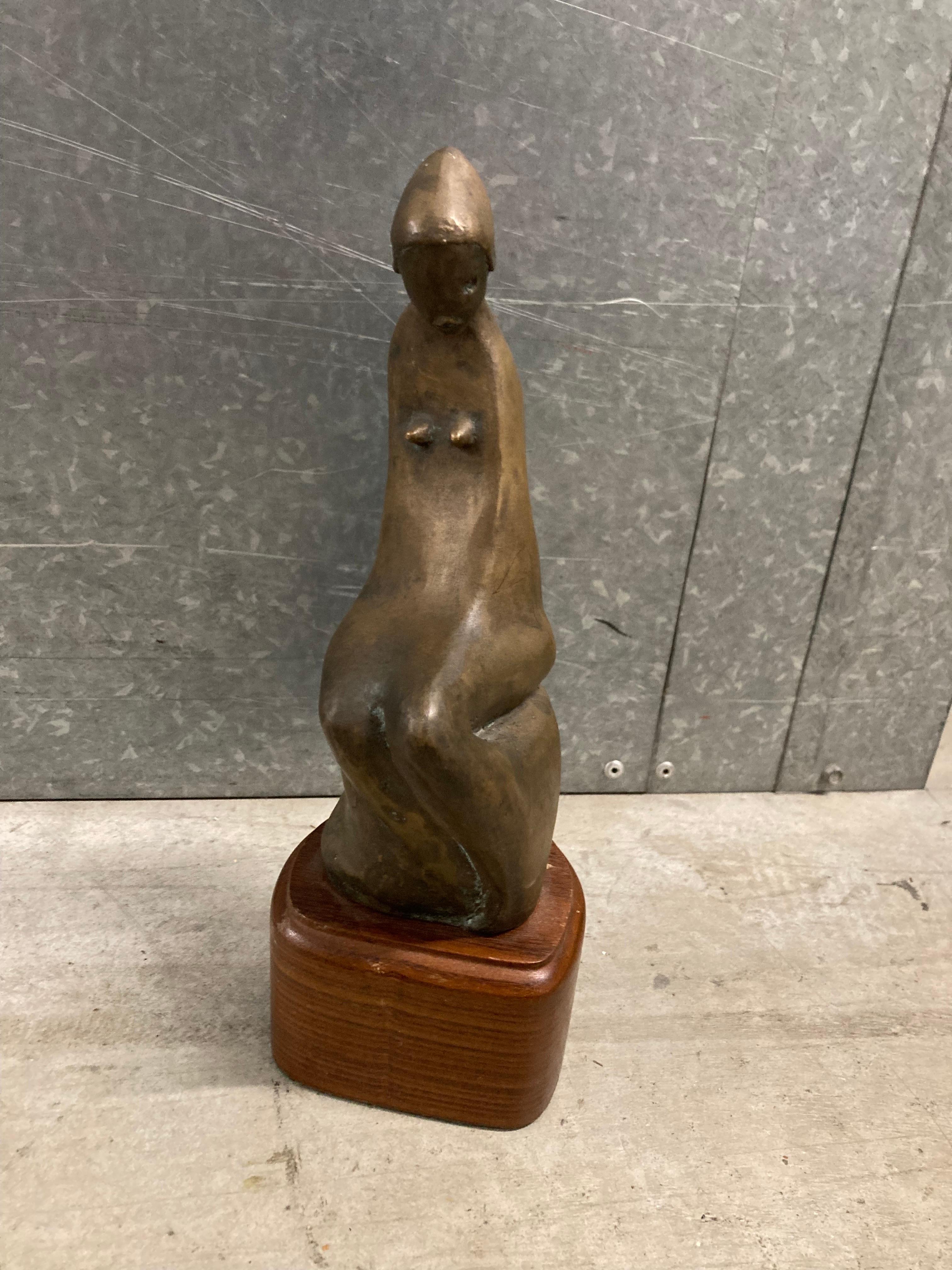Cerchio di Henry Moore, scultura in bronzo del 1960 circa, firmata H. H. Lurie in vendita 6