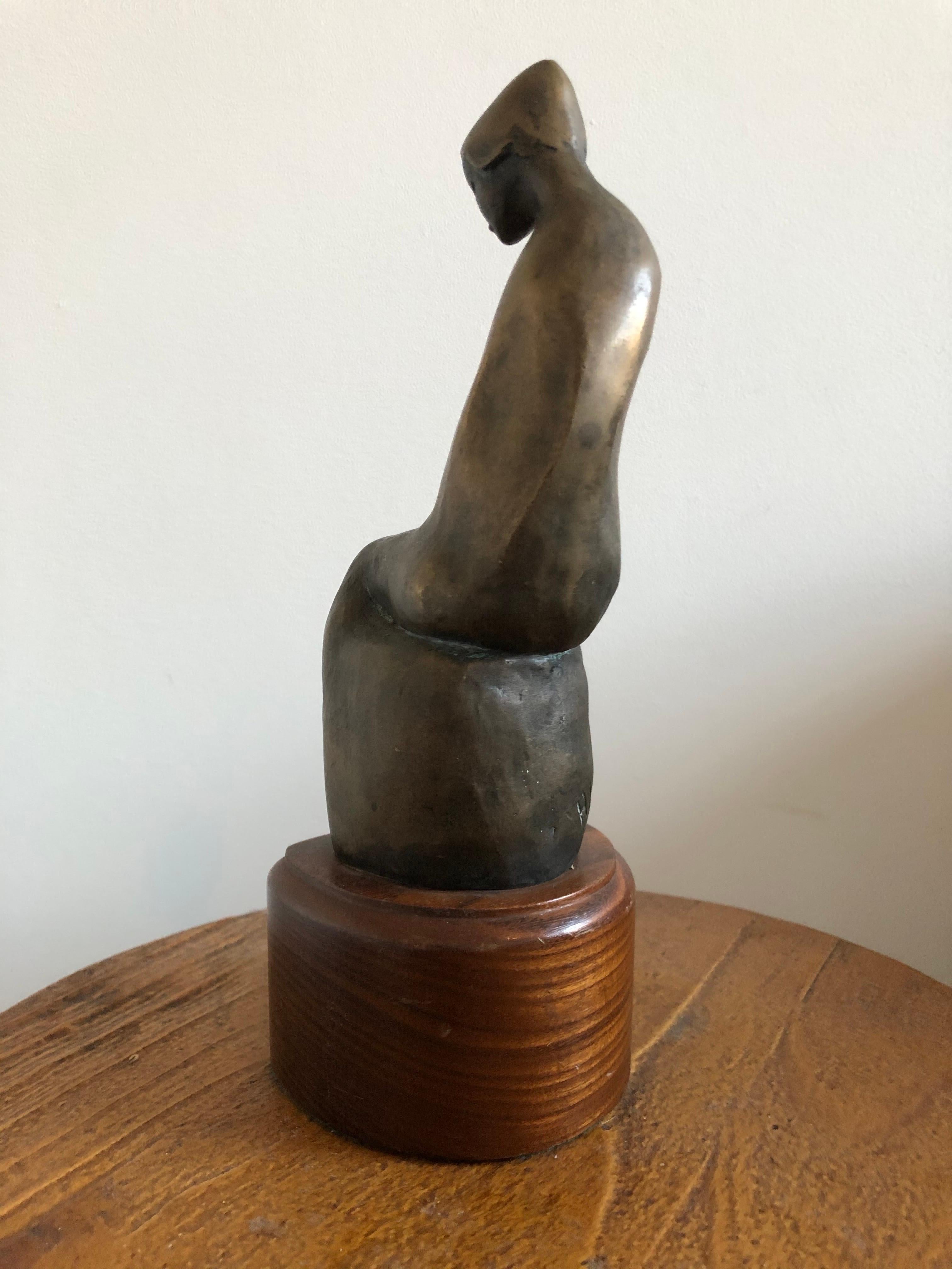 Cerchio di Henry Moore, scultura in bronzo del 1960 circa, firmata H. H. Lurie In condizioni buone in vendita a London, GB