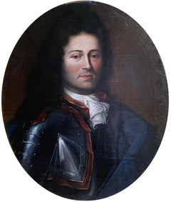 Portrait of a Man in Armor (Circle of Hyacinthe Rigaud)