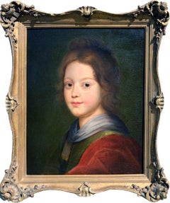 Portrait Enfant Suiveur De Jean Baptiste Greuze (1725/1805 )