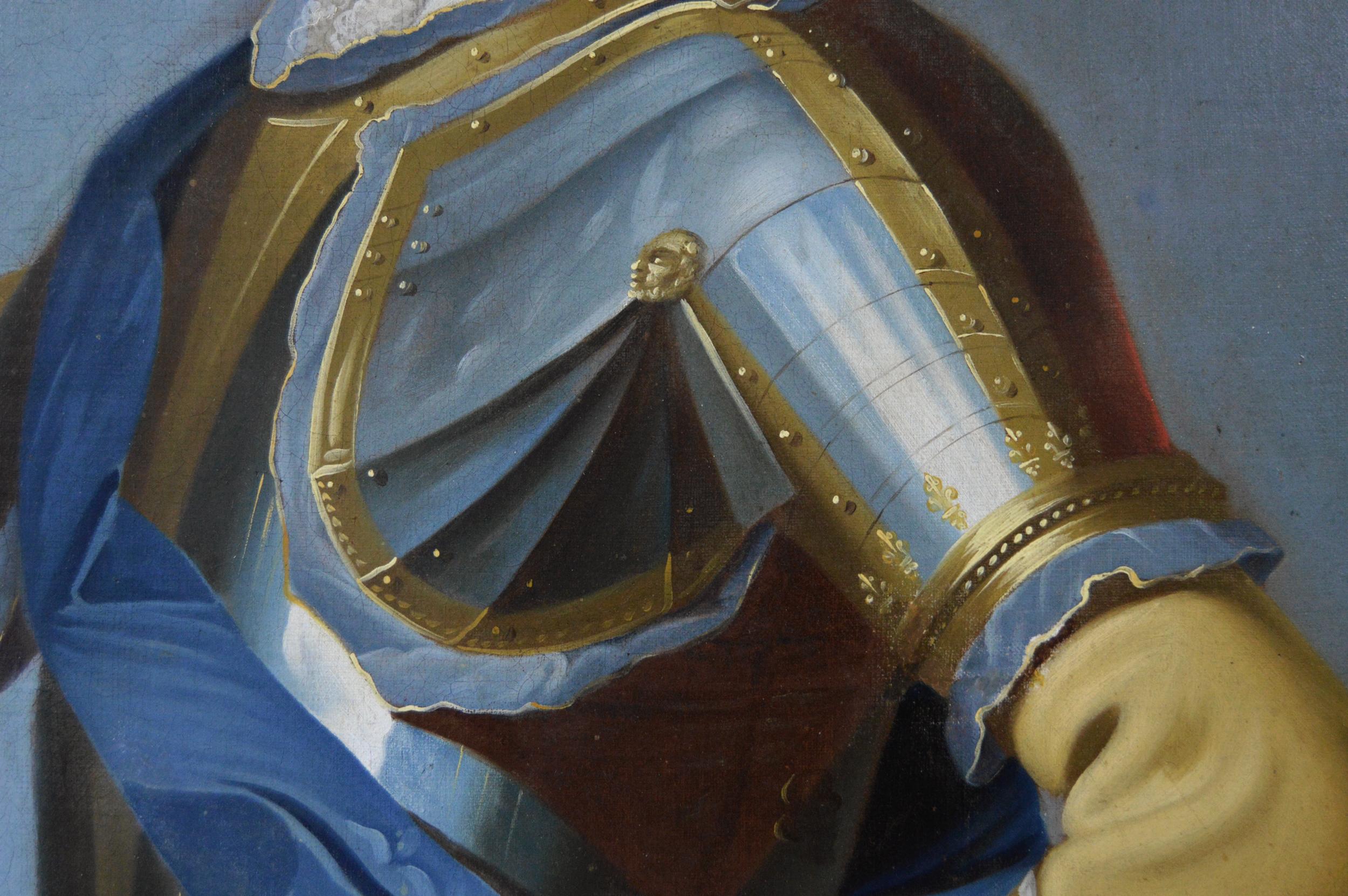 Portrait of Louis XV, King of France - Old Masters Painting by Circle of Jean-Baptiste van Loo (1684-1745)