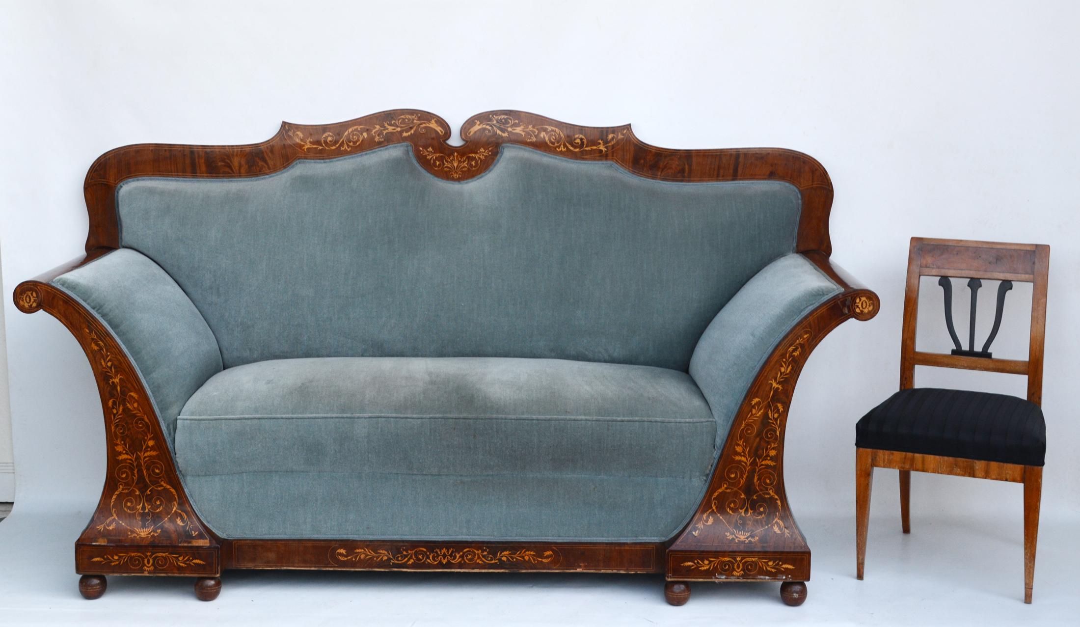 Circle of Josef Danhauser, Biedermeier Sofa, Vienna, circa 1835-1840 3