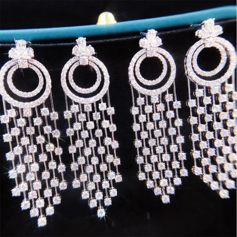 Women's Circle Of Life Chandelier Earrings For Sale