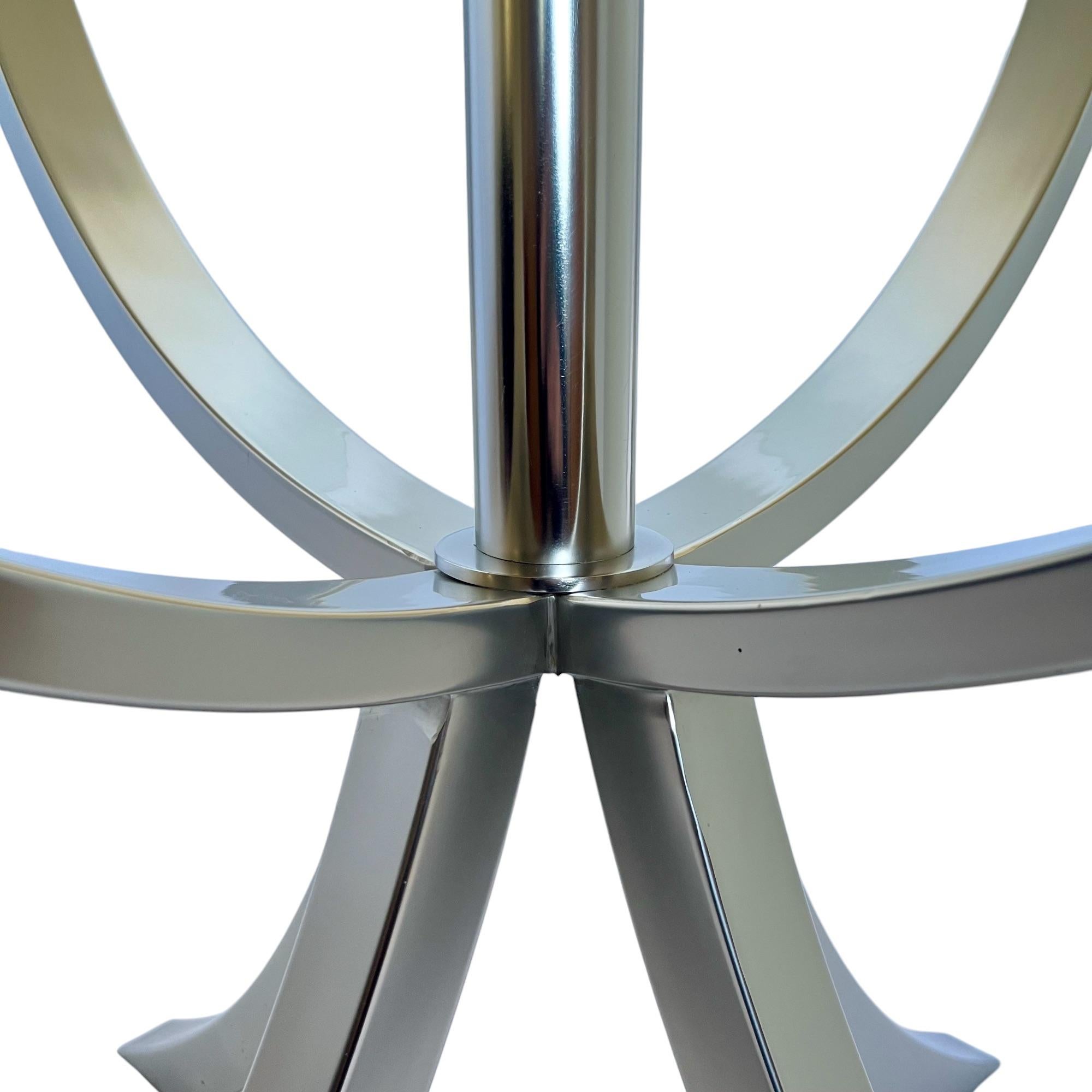 Circle of Life Steel & Glass Dining Table by DIA, 1980s 5
