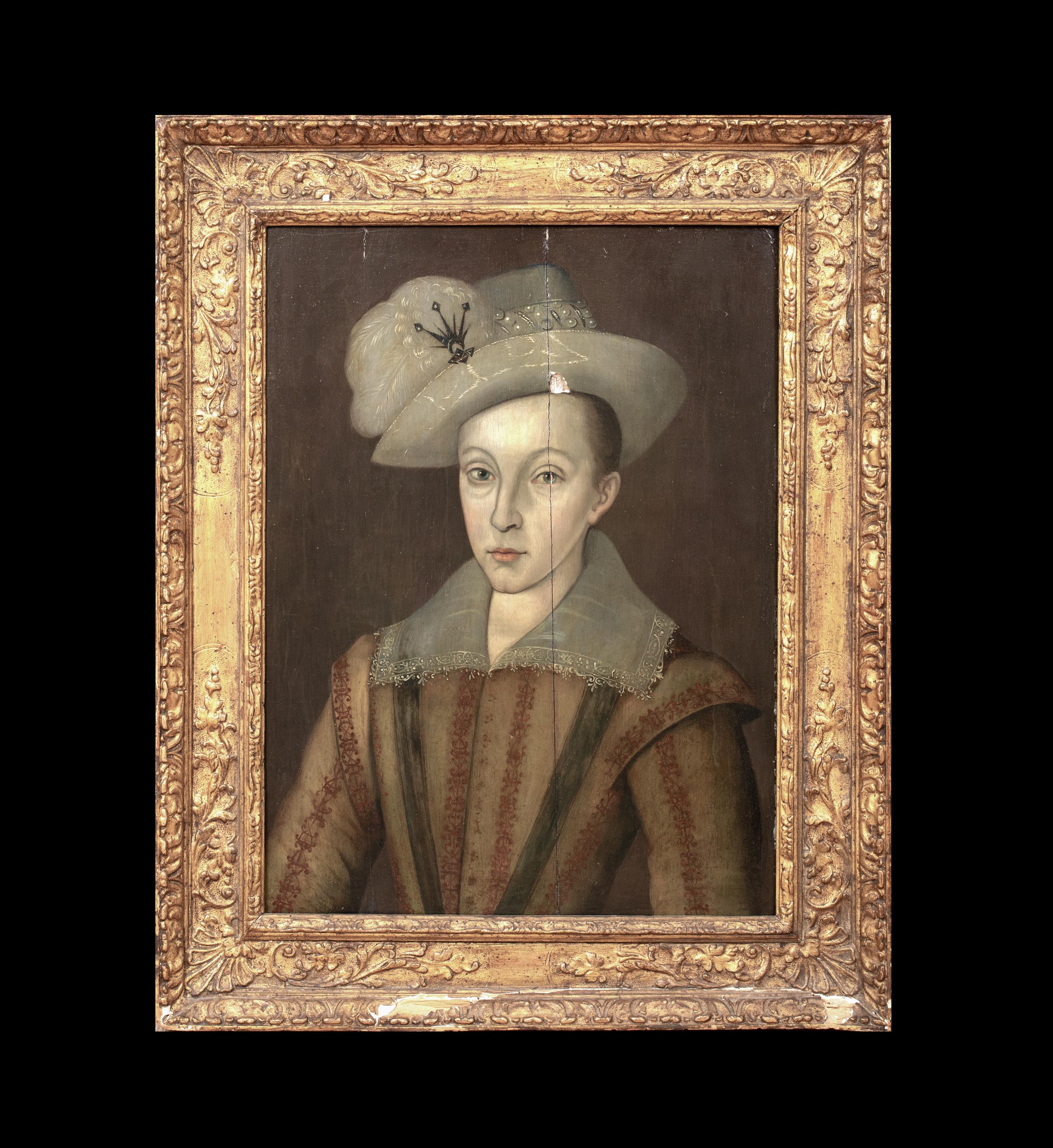 Portrait de cour de Henry Frederick en tant que Prince and Wales (1594-1612) - Painting de Circle of Marcus Gheeraerts the Younger